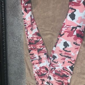 Pink camo pants